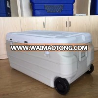 Large size 170L cooler box with wheels, trolley cooler, chilly bin